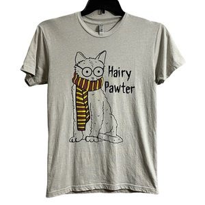 Hairy Pawter Cat Graphic Tee